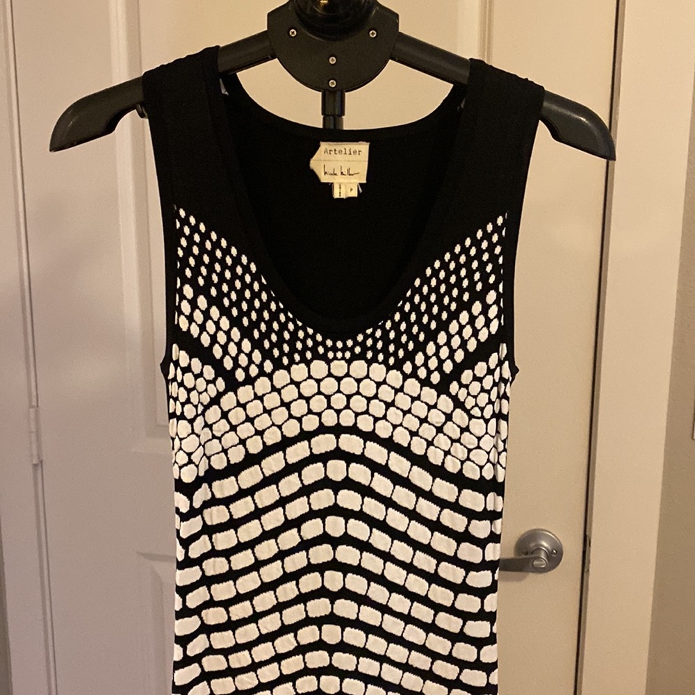 Nicole Miller Artelier Knit Bodycon Dress Size XS - Picture 4 of 13